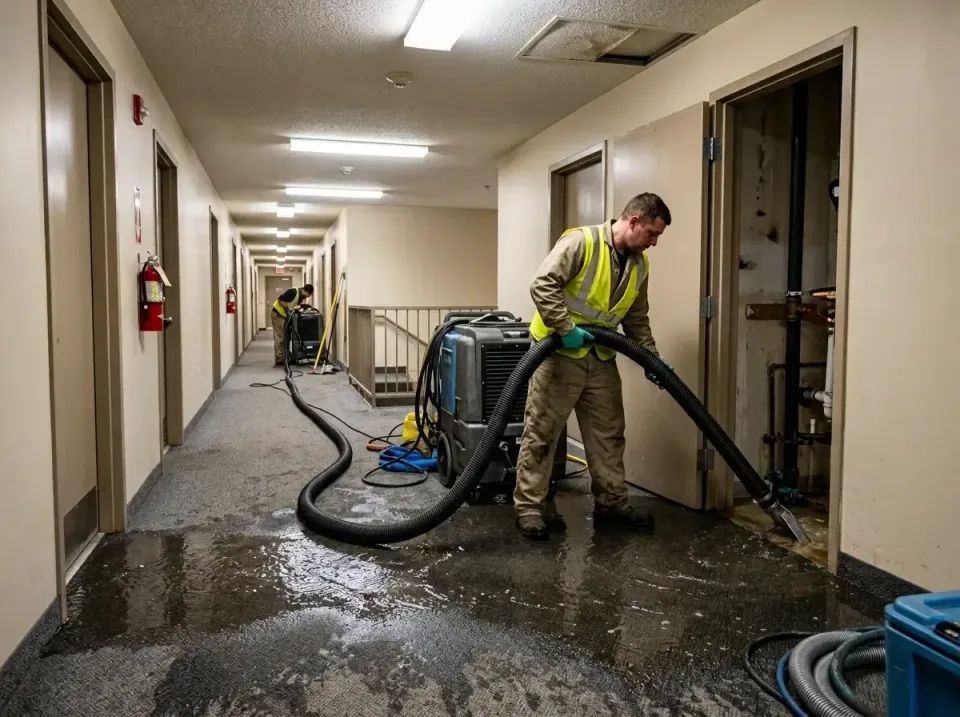multi-unit-apartment-hallway-f-005 — frequently asked questions, Emergency Burst Pipe Water Extraction & Removal in Swartz C…